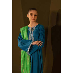Camisa y Dupatta de Chifón con Bordado Jacquard WGK-JQW-DE-2955 - Product Image 2