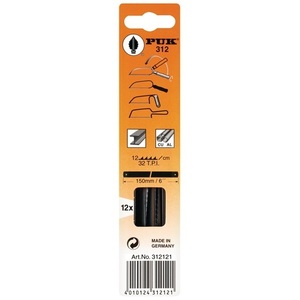 Lame de scie métallique simple face à 312 dents, longueur 150 mm, 32 dents par pouce, lot de 12 pièces/sur carte PUK pour l'artisanat - Product Image 1