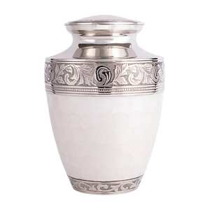 Handcrafted Urn for Human Ashes | Premium <b>Memorial</b> <b>Keepsake</b> | Premium Adult brass Urn <b>Box</b> - Product Image 3
