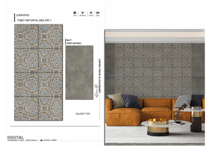 Azulejos de Porcelana Cerámica Modernos de Alta Calidad, 600x1200 mm, Acabado Mate, Esmaltado, Homogéneo, para Decoración del Hogar - Product Image 3