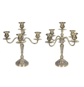 Fine Quality Brass Table Top <b>Candelabra</b> Latest Design for Christmas & Wedding Decor - Product Image 6