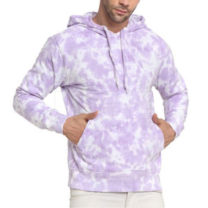 Sudadera con Capucha Informal de Invierno en Oferta, Diseño Tie Dye Sólido, Transpirable, Servicio OEM Personalizado para Venta en Línea - Product Image 1