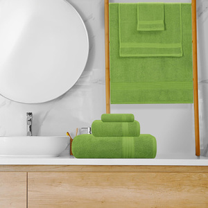 Serviette de bain en coton de haute qualité Tissu confortable à séchage rapide absorbant doux pour salle de bain utilisation à la maison et au spa - Product Image 4