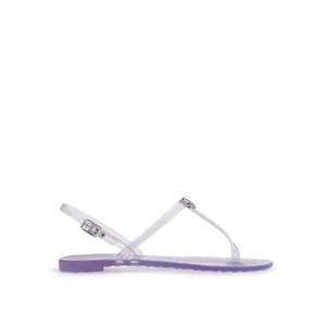 Sandalias Planas Transparentes con Detalle en V para Valentino Jally - Product Image 1