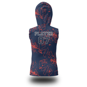 เสื้อฟุตบอลลายธงชาติอเมริกันแบบมืออาชีพเสื้อ7on7 7V7ระบายอากาศได้ดีชุดยูนิฟอร์มโลโก้ด้านหน้า - Product Image 3