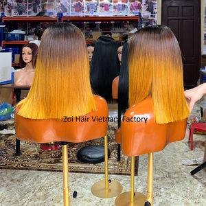 Hot Selling Human Hair Products Smooth Straight Lace Front <b>Wigs</b> Vietnamese Raw Hair Glueless <b>Bob</b> <b>Wigs</b> for Black Women - Product Image 3