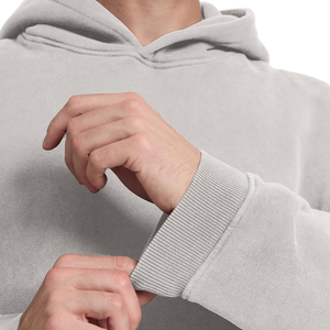 Sudaderas con capucha holgadas de gran tamaño de algodón 100% para hombre, Jersey lavado ácido bordado liso teñido, colección de invierno al mejor precio - Product Image 6