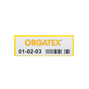 KAN-Label Porta Etichette / Porta Kanban 1/3 DIN A4, Giallo, 50 pz. / Confezione.- KAN-LABEL1/3DIN/4 - Product Image 1