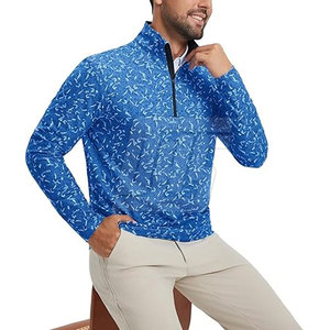 เสื้อแจ็คเก็ตซับลิเมชั่นแบบซิปครึ่งตัวสำหรับผู้ชาย เสื้อผ้ากีฬาแบบเบาสบาย เสื้อแจ็คเก็ตซับลิเมชั่นแบบซิปครึ่งตัวสำหรับทุกฤดูกาล - Product Image 4