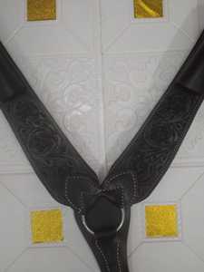 Premium Western Weaver Leather Horse Collar Arnés Collar de pecho Tirando para montar Calidad Premium - Product Image 4