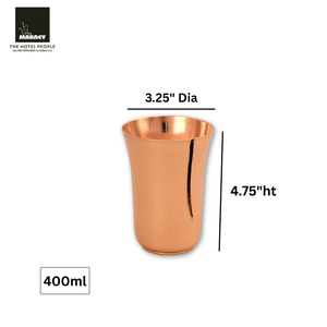 Hermosa taza Golepait de cristal de cobre para bodas para comedor de hotel bebida que sirve salón Catering - Product Image 2