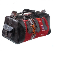 Kilim – sac de voyage à bandoulière en cuir véritable, sacs marocain faits à la main en cuir naturel, sac à bandoulière OEM disponible