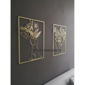 Antique Fleur Feuilles Métal Mur Art Fer Fait Chambre Bureau Exquis Motif Mur Décoratif Art pour Suspendre et Monté - Product Image 5