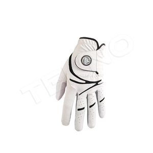 Guantes de golf de cuero de oveja y Pu personalizables de alta calidad para mano izquierda y derecha para adultos transpirables First Skin Fit para deportes - Product Image 6