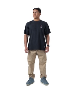 Camiseta de cuello redondo de algodón 100% hecha en Pakistán para hombre, opción de serigrafía personalizada con etiqueta privada, ecológica - Product Image 3