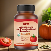 Capsules de Lycopène et de Graines de Citrouille en Gélules Molles en Gros avec Service de Marque Privée et de Palmier Nain pour Adultes - Sans Gluten et Sans Produits Laitiers