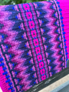 Western Show Horse Saddle Blanket Diseño de Nueva Zelanda Manta de sillín de lana hecha a mano Top Wool Saddle Pad Size - Product Image 5
