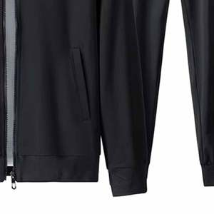 Survêtements en polaire technique brodés par le fabricant OEM Survêtements empilés lourds lavés à l'acide - Product Image 5
