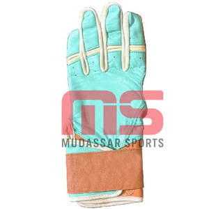 Gants de baseball sur mesure en cuir de bambou à manchette longue – Vente en gros, haute qualité, respirants, adhérence professionnelle pour l'entraînement au baseball - Product Image 2