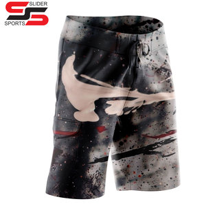Short d'été pour hommes coupe ample coupe droite décontractée grande taille pantalon de bain en maille respirant séchage rapide vêtements de sport short de basket-ball - Product Image 6
