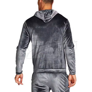 Fabrication en usine de survêtements en velours pour hommes fabriqués au Pakistan de haute qualité Survêtements en velours pour hommes - Product Image 4