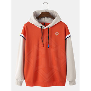 Sudaderas con Capucha para Hombre, Estilo Nuevo, Sólidas, Casuales, de Invierno, Totalmente Personalizadas, Ecológicas, de Algodón/Poliéster, de Alta Calidad, Venta Directa de Fábrica - Product Image 1