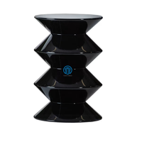 Tabouret laqué design élégant de luxe chaud en gros pour la décoration de la maison avec différentes couleurs fabriquées par des artisans du Vietnam