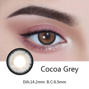 Boîte à lentilles de contact respirante personnalisée, emballée dans un sac OPP, service complet pris en charge, usine, lentilles de 14,2 mm, commande d'une paire. - Product Image 6