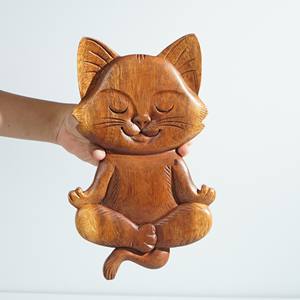 Best price wooden <b>engraving</b> with animal figures natural wood carving <b>arts</b> for home decoration - Product Image 3