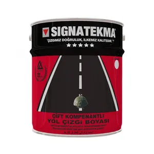 Pintura de Señalización Vial Amarilla de Dos Componentes MF 21, 25 kg, Pintura Plástica para Demarcación de Líneas - Product Image 1