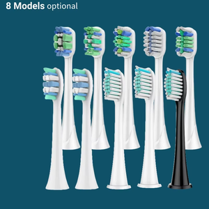 Lot de 8 recharges de brosses à dents électriques souples de qualité supérieure avec poils en cellulose Dupont pour Oral-B, idéales pour usage commercial, extérieur et domestique - Product Image 2