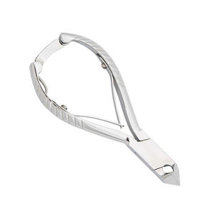 Professional Stainless Steel Moon Shape Nail Cutter <b>Box</b> Joint Toe Finger Nail Nipper Sharp Blades Ingrown Nail Cutter Back Lock - Product Image 4