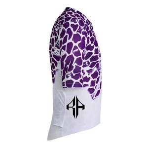 Camisetas de Ciclismo de sublimación para hombre con cremallera completa al por mayor de alta calidad, Material de poliéster 100%, logotipo personalizado para hombre - Product Image 3