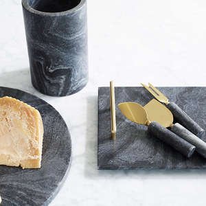 Juego de herramientas de cuchillo de queso con mango negro único de lujo de gran oferta para Pizza de queso - Product Image 5