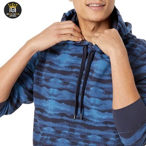 Pull à capuche respirant de couleur unie à la mode pour hommes, sweats à capuche décontractés de grande taille pour hommes - Product Image 3
