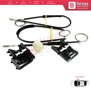 BWR5421ชุดซ่อมแซมกระจกหน้าขวาสำหรับ S3 A3 MK3 8V 2012-2021 8V4837462ประตู4/5 - Product Image 5