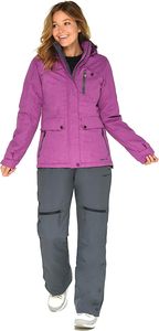 Chaqueta de esquí de invierno de concha suave transpirable para mujer rompevientos para actividades al aire libre - Product Image 6