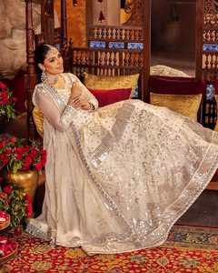 Diseñador nupcial Lehnga Choli para ropa de fiesta bordado pesado multicolor boda Lehenga Choli para mujeres en venta al por mayor 0123 - Product Image 5