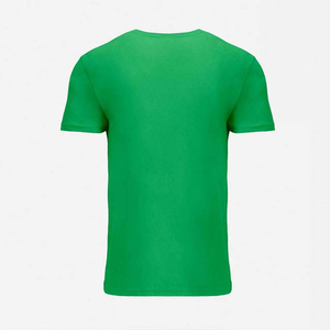 Camiseta Deportiva de Cuello en V para Hombre de Alta Calidad, 100% Algodón Poliéster, Corte Ajustado, Ropa Masculina, Talla Grande, Transpirable - Product Image 2