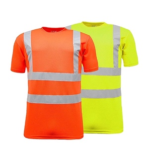 Logotipo personalizable Camisas de trabajo de manga corta Hi Vis Seguridad Reflectante Impermeable Hecho de poliéster Algodón Material Últimos estilos - Product Image 1