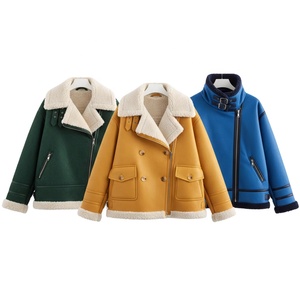 Veste pour femme de style européen et américain, tendance, polyvalente, automne-hiver, tissée, décontractée, à manches longues, respirante. - Product Image 4