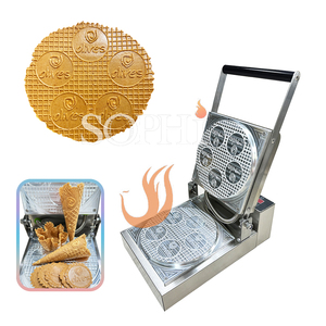 Macchina Commerciale <span class=keywords><strong>per</strong></span> Coni Gelato con Stampo Personalizzato, Stampo Inciso a CNC, Logo Personalizzato, Produttore di Coni Gelato Italiani - Product Image 5