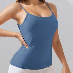 Camisetas sin mangas de algodón para mujer al por mayor, camisetas sin mangas informales de verano para mujer - Product Image 3