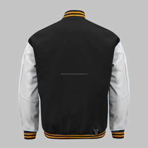 Vestes letterman personnalisées vestes en cuir de laine vestes universitaires - Product Image 6