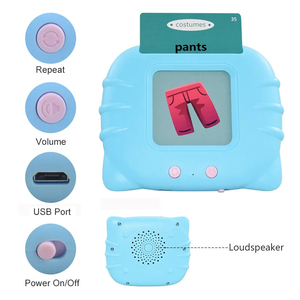 Educazione precoce parlante Flash card lettore vocabolario giocattolo, inglese, Mini dispositivo di apprendimento tascabile per i bambini - Product Image 5