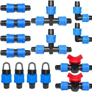 Raccords de tuyauterie étanches à connexion <span class=keywords><strong>rapide</strong></span> étanche 16MM pour systèmes d'irrigation à effet de <span class=keywords><strong>serre</strong></span> - Product Image 3