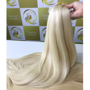 Extensiones de Cabello Vietnamita 100% Remy Natural, Color Piano, Punta I, Trama Doble a Máquina, Cabello Virgen Doblemente Estirado, Grado 12A, Timehair - Product Image 3