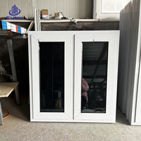 Ventanas de PVC de Estilo Moderno Americano, Resistentes a Huracanes, con Triple Vidrio, Aislamiento Acústico y Protección Solar