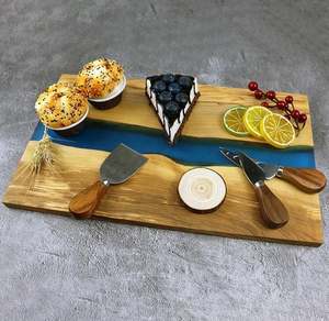 Nouveau design de planche à découper en bois/résine avec logo personnalisé planche à découper bloc à découper rectangulaire de 14x10 pouces passe au lave-vaisselle pour les restaurants - Product Image 6