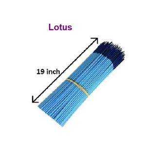 Varillas de incienso de 19 pulgadas Varillas de incienso naturales de loto más vendidas Suministro a granel (azul) - Product Image 1